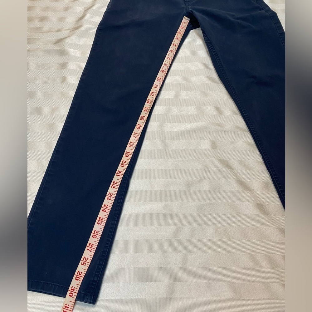 Michael Kors Men’s Parker Slim Fit Navy Twill Pants Sz 32/32 EUC - Picture 7 of 12